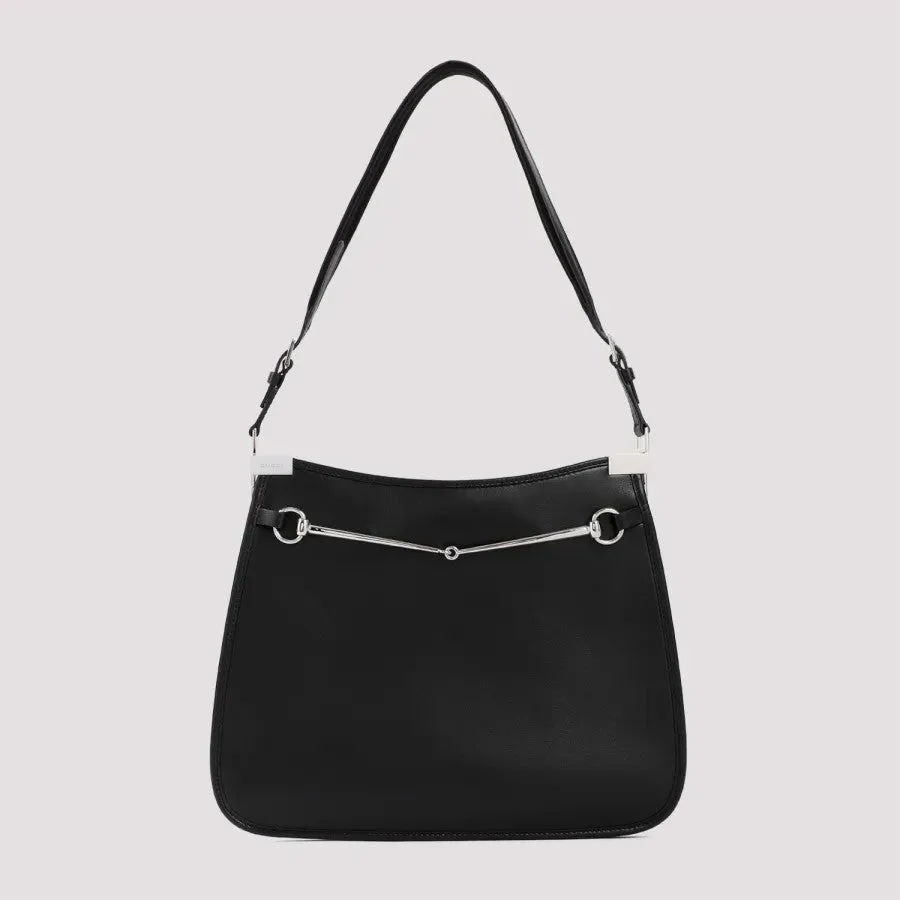 Gucci Black Nappa Leather Handbag