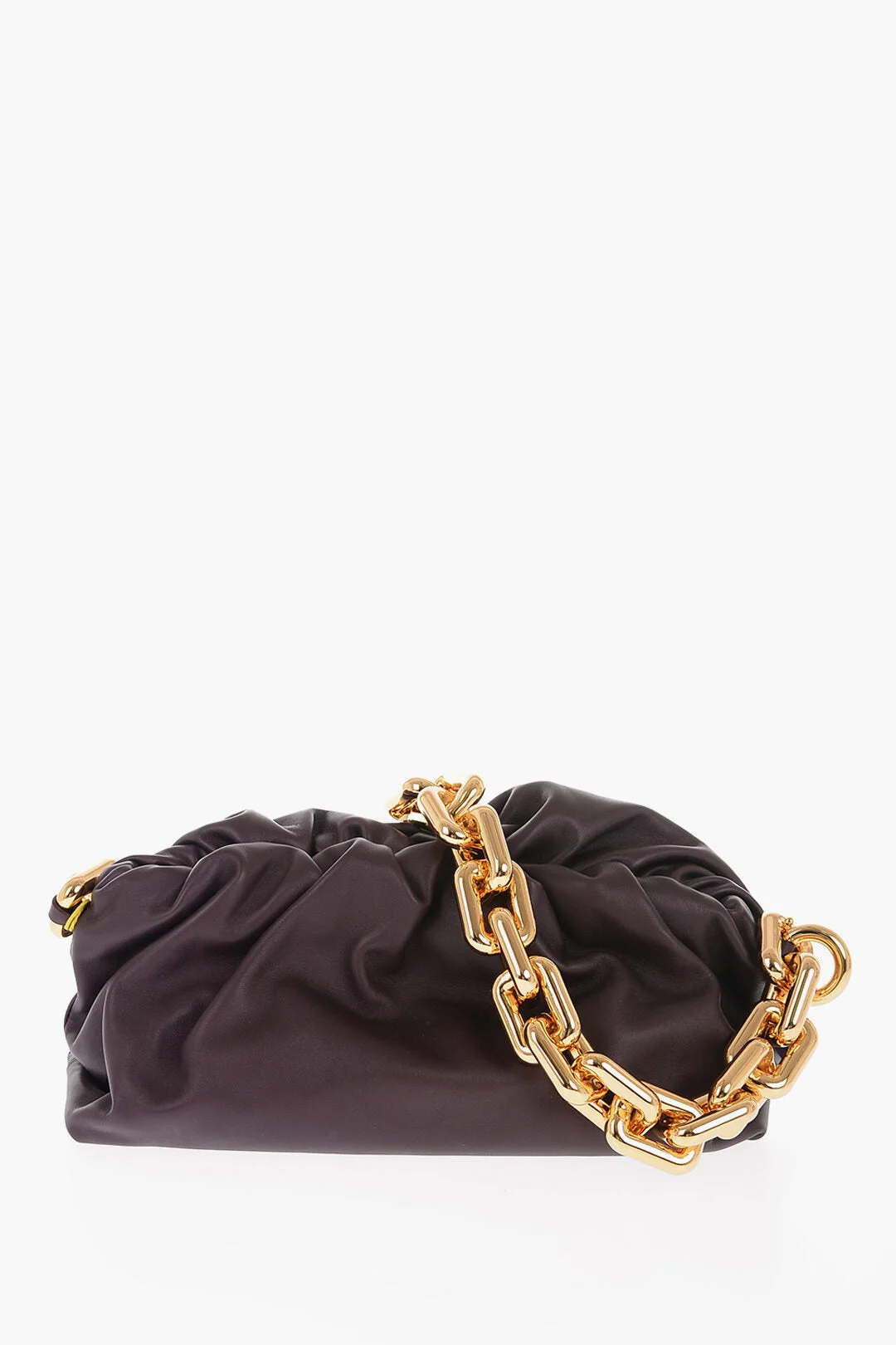 Bottega Veneta Leather THE CHAIN POUCH Bag with Magnetic Closure