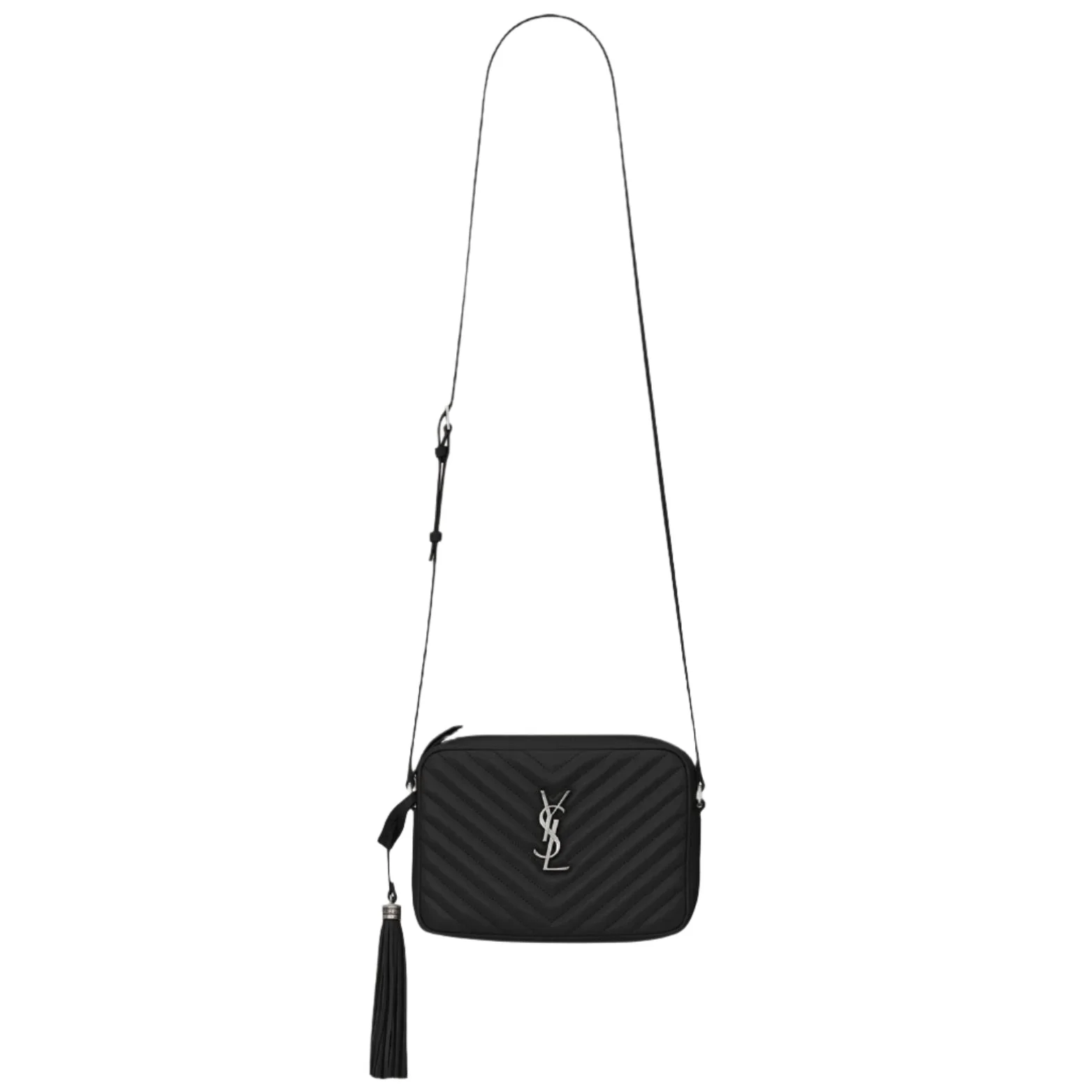 SAINT LAURENT Lou Camera Bag in Quilted Leather