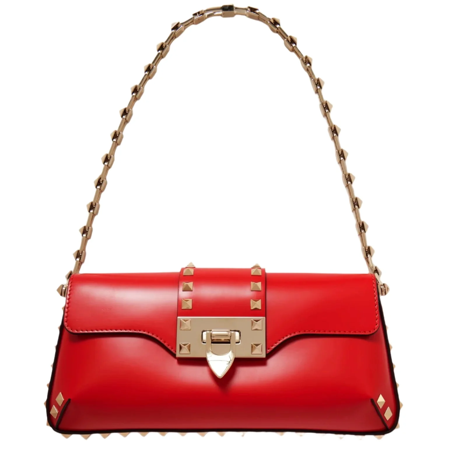 VALENTINO Rockstud leather shoulder bag