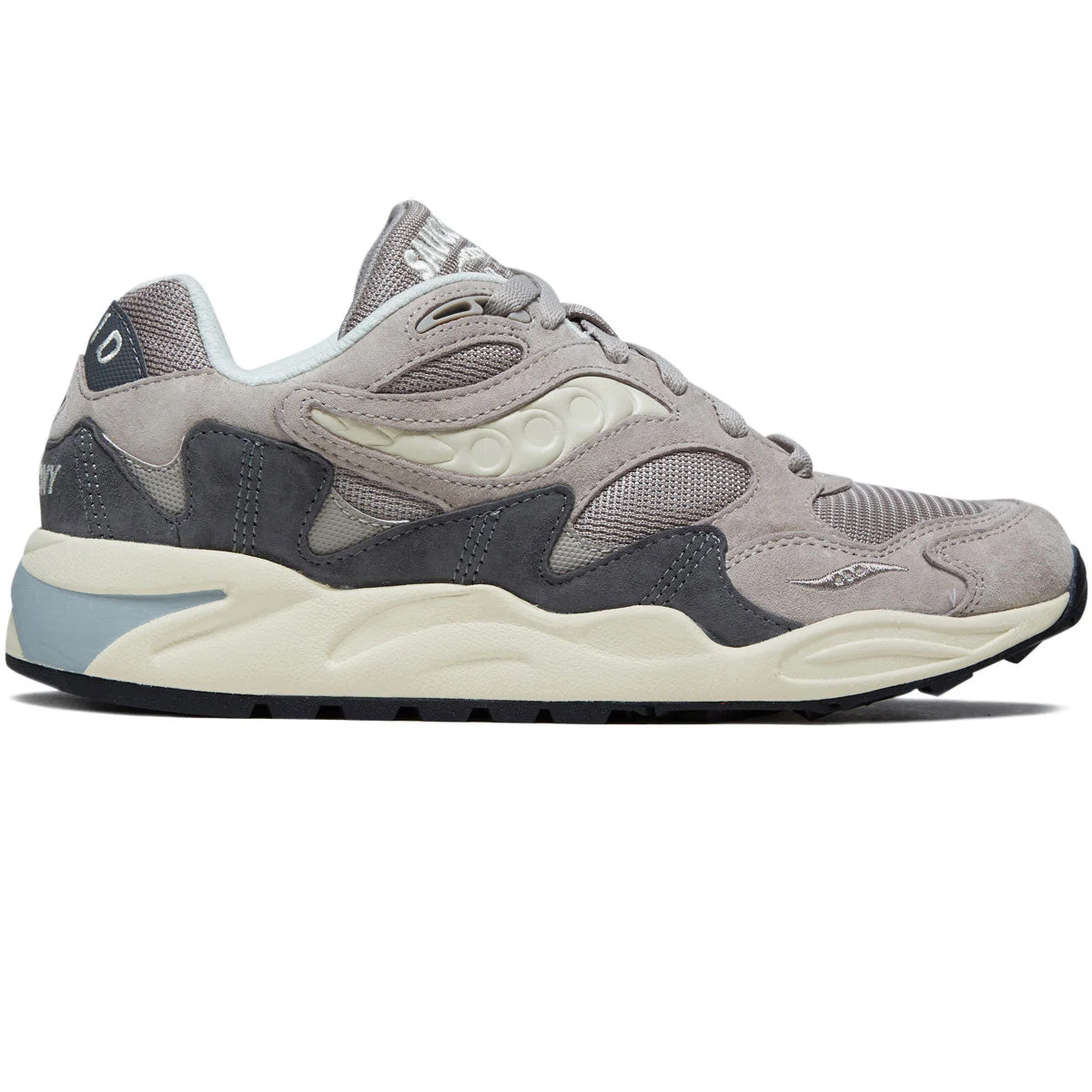 Saucony Grid Shadow 2 Shoes - Grey/Cream