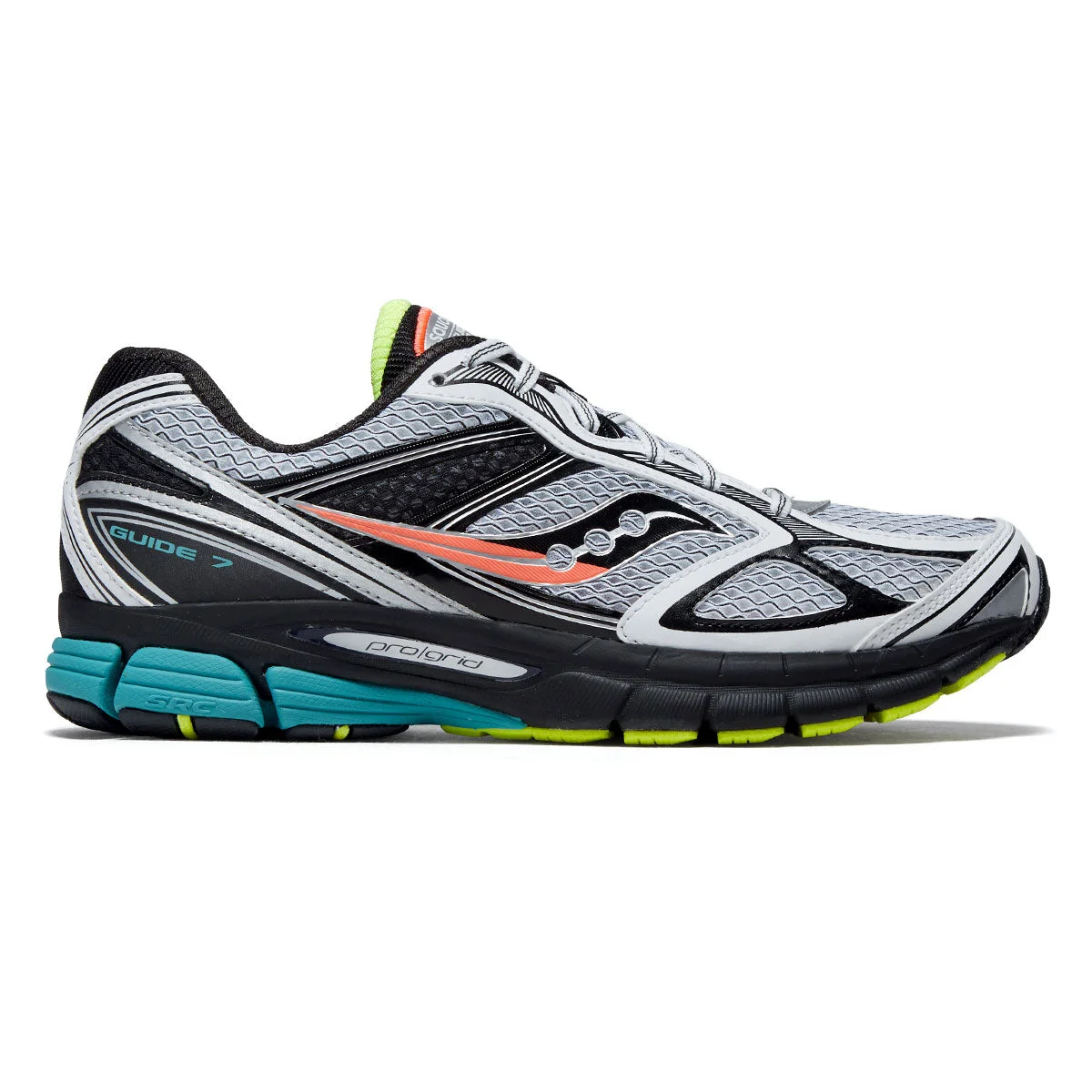 Saucony Progrid Guide 7 Shoes - White/Teal