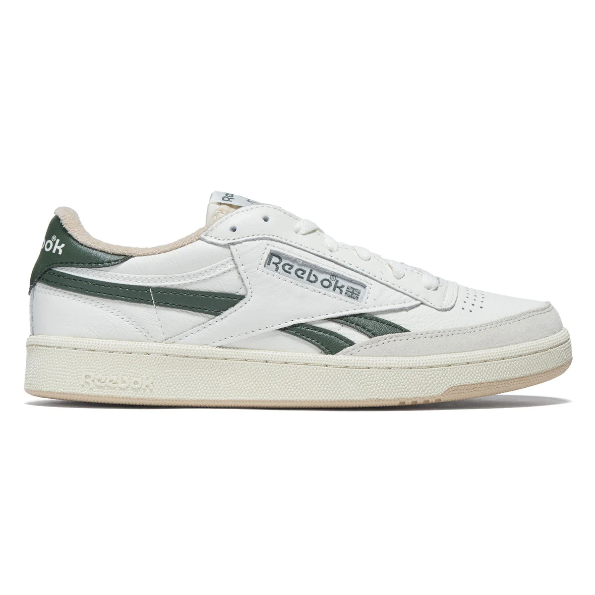 Reebok Club C Revenge Vintage Shoes - Chalk/Break Away Green/Tan