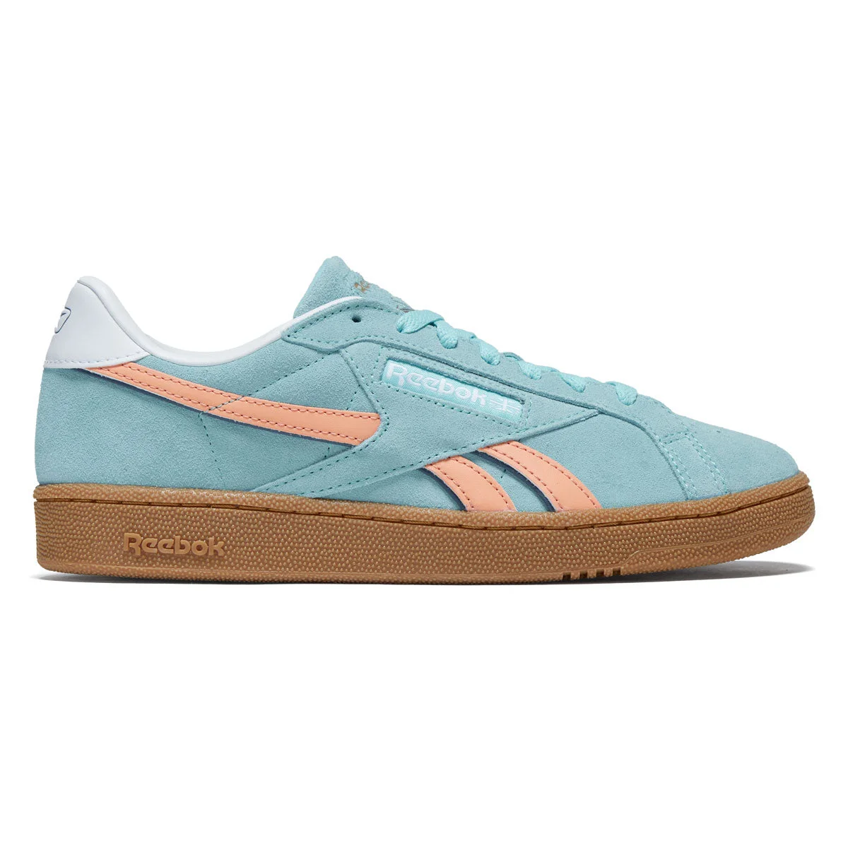 Reebok Club C Grounds UK Shoes - Ai Aqua/Sunkissed Orange/Gum