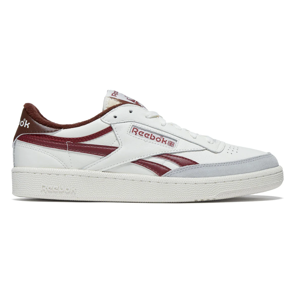 Reebok Club C Revenge Vintage Shoes - Chalk/Burgundy/Grey