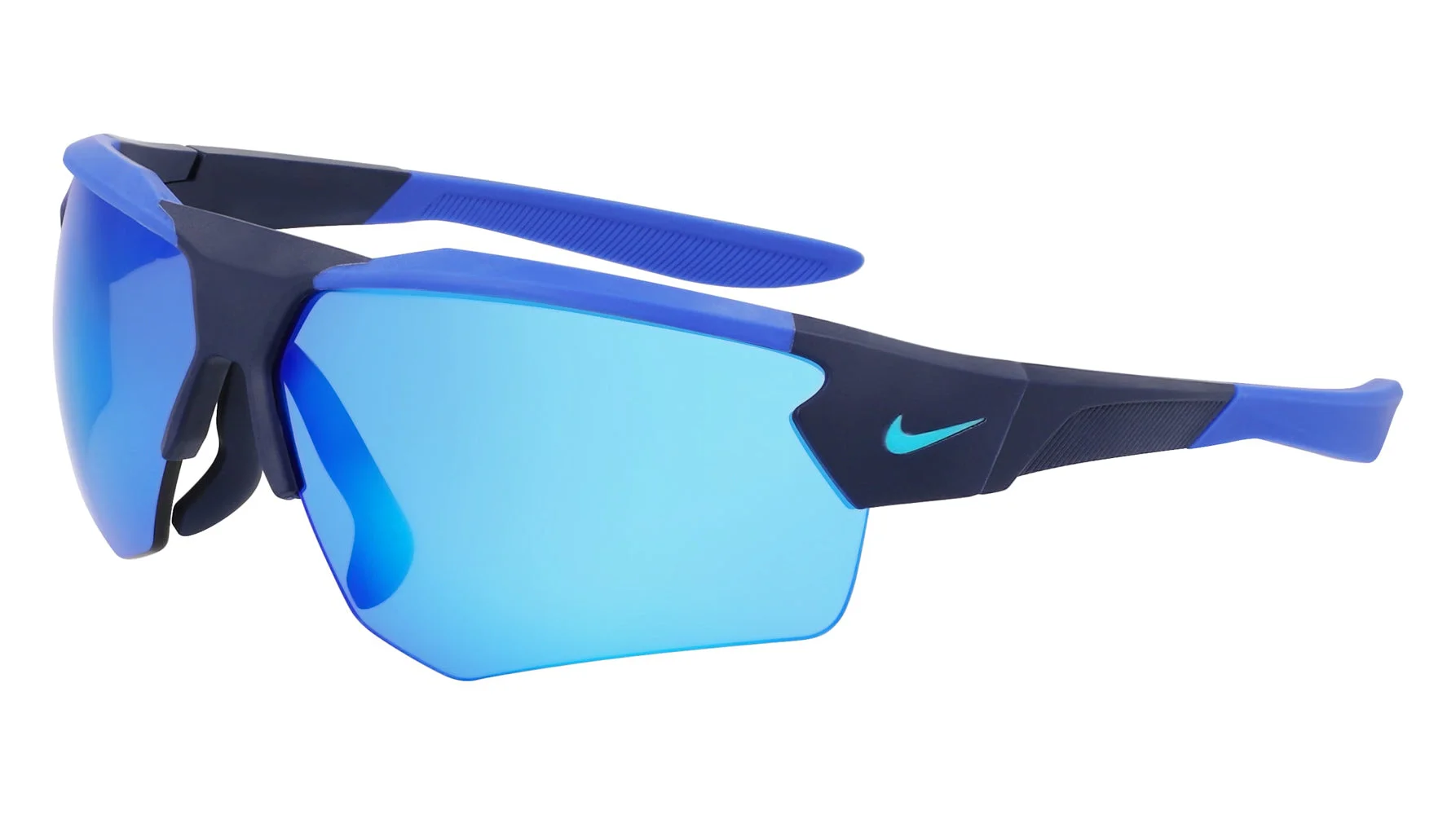 Matte Obsidian/Blue Mirror