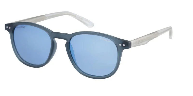 Blue Crystal/Silver Mirror Polarised
