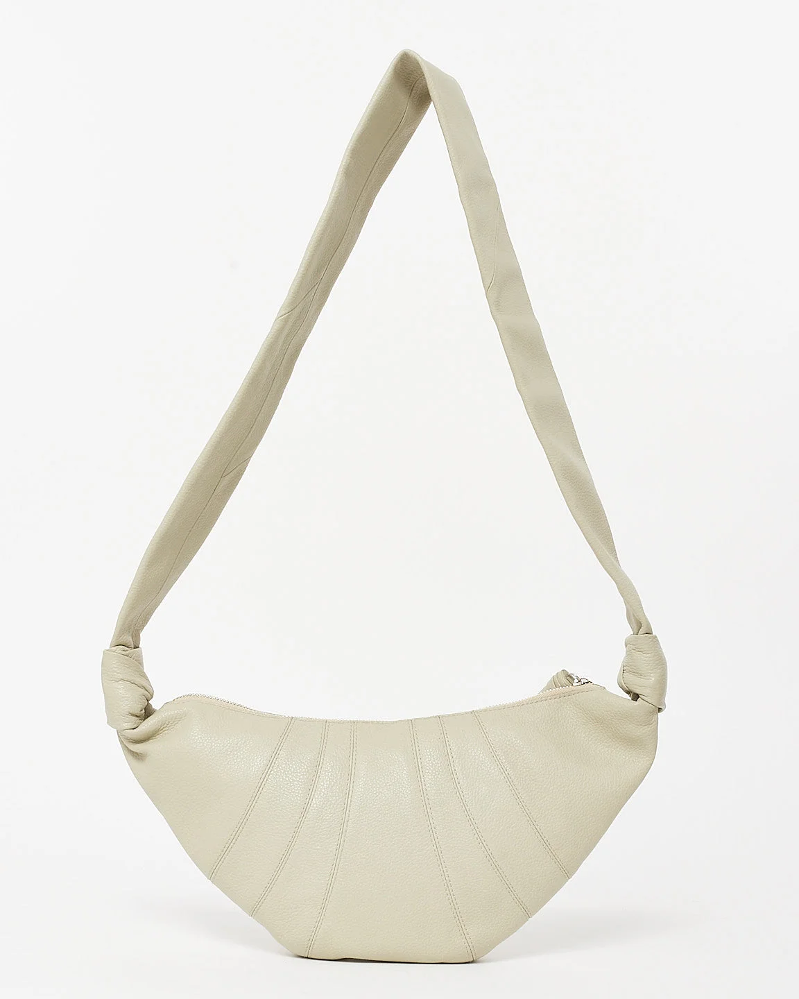 Lemaire Dusty Khaki Leather Small Croissant Bag