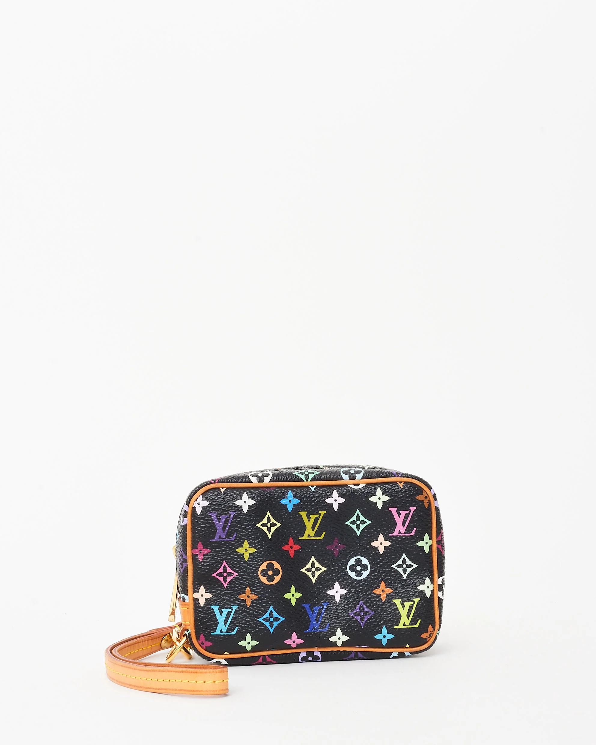 Louis Vuitton Black Monogram Multicolor Canvas Trousse Wapity Pouch