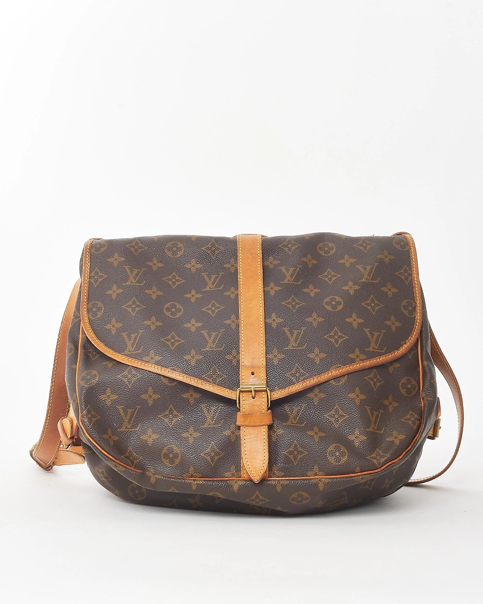 Louis Vuitton Monogram Canvas Samur 35 Crossbody Bag