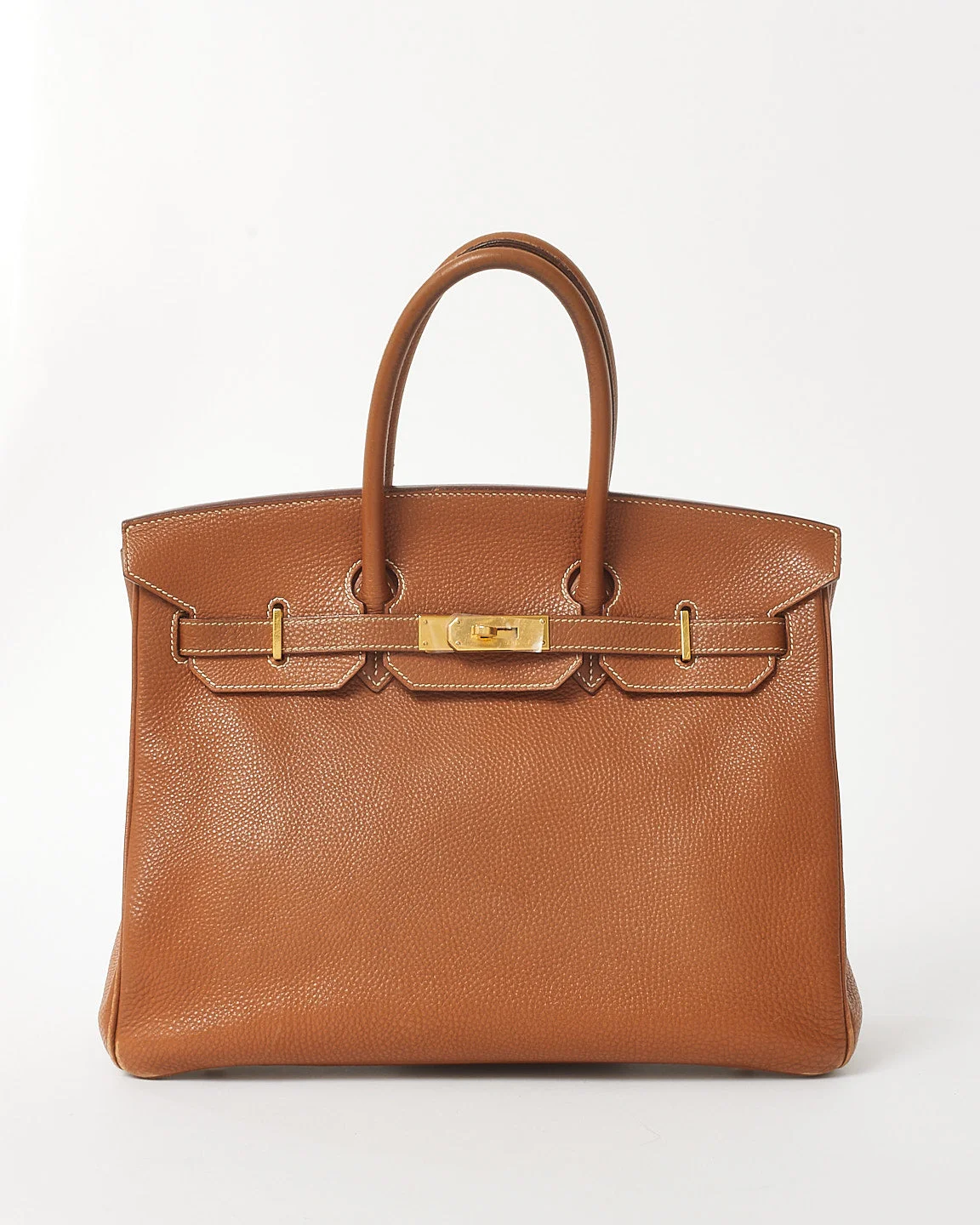Hermès Gold (Tan) Togo Leather Birkin 35 GHW