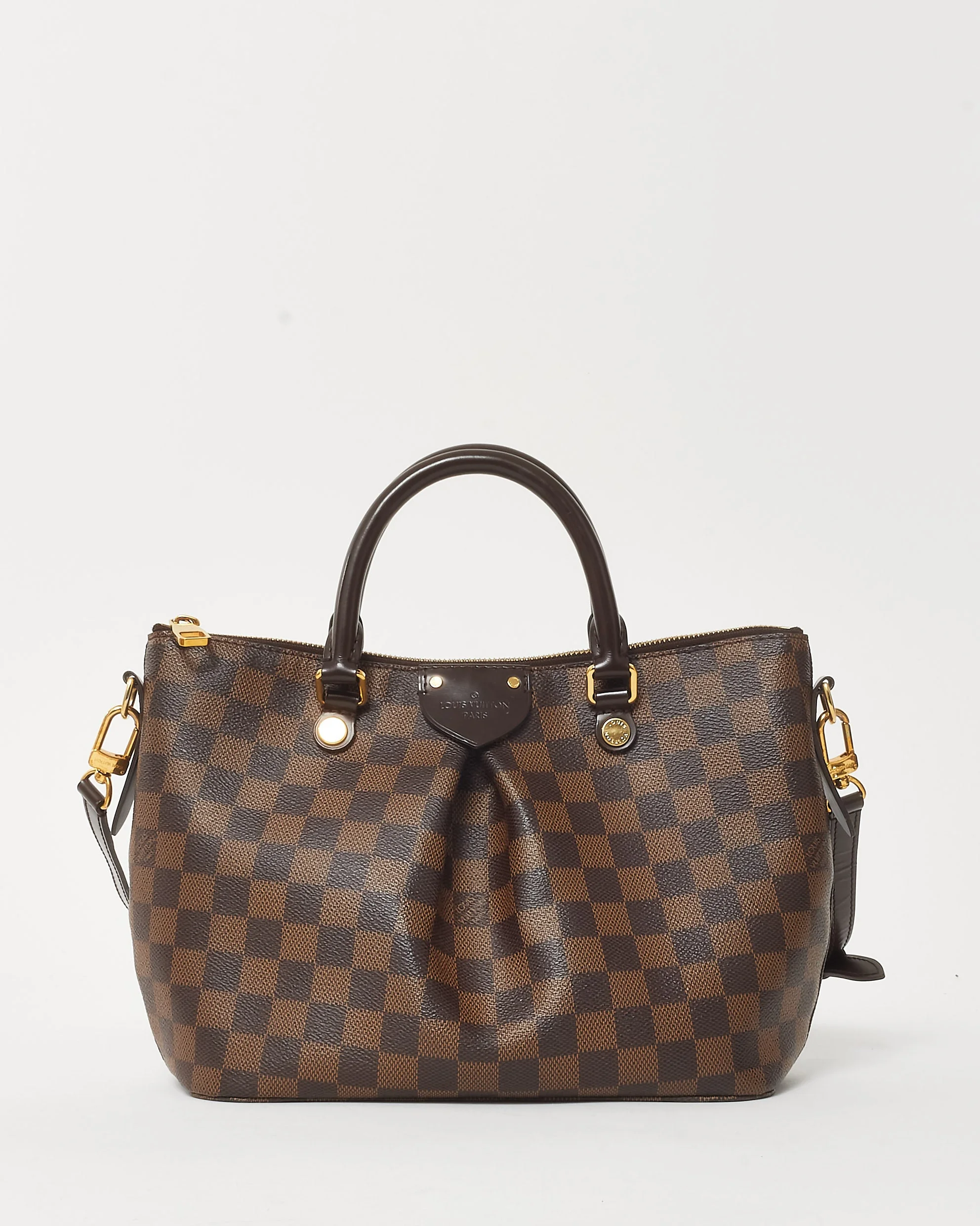 Louis Vuitton Damier Ebene Coated Canvas Palermo PM 2Way Bag