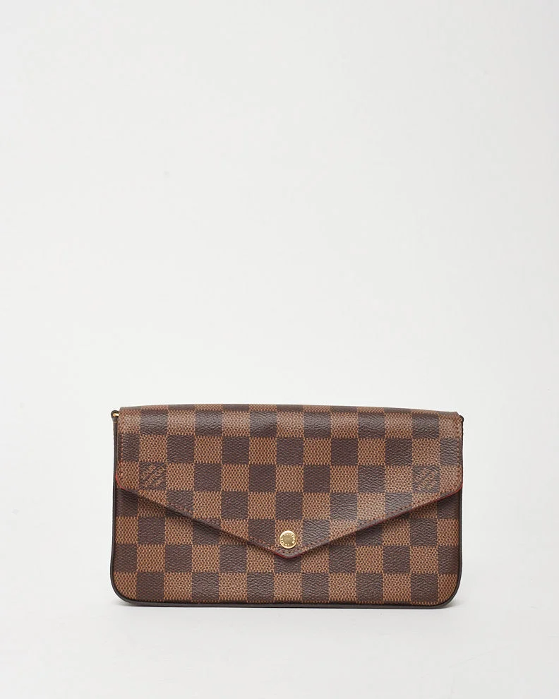 Louis Vuitton Damier Ebene Canvas Felicie Pochette Crossbody