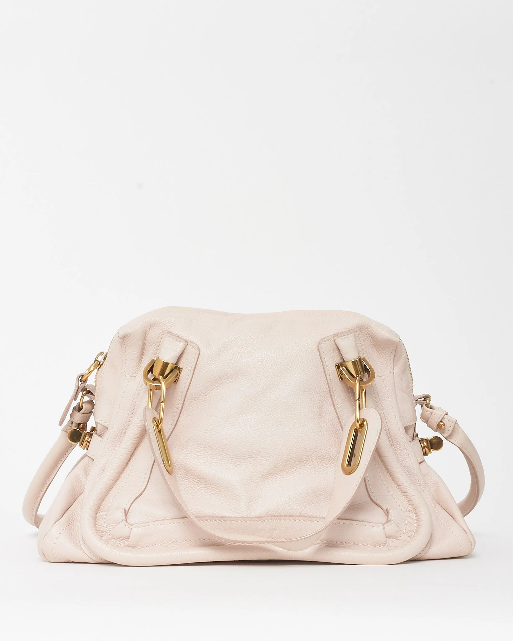 Chloé Light Pink Leather Partay Satchel 2Way Bag