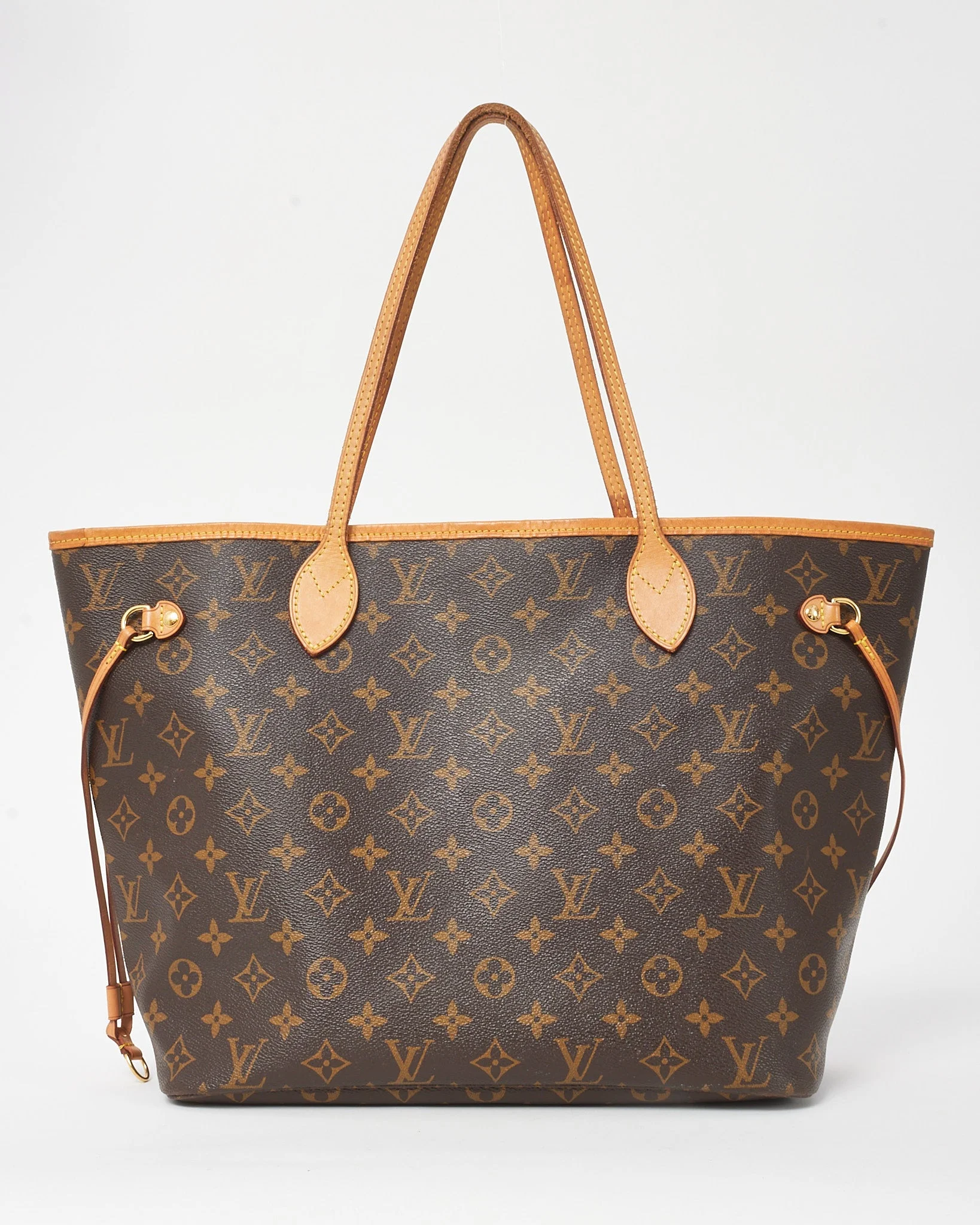Louis Vuitton Monogram Coated Canvas Neverfull MM Bag