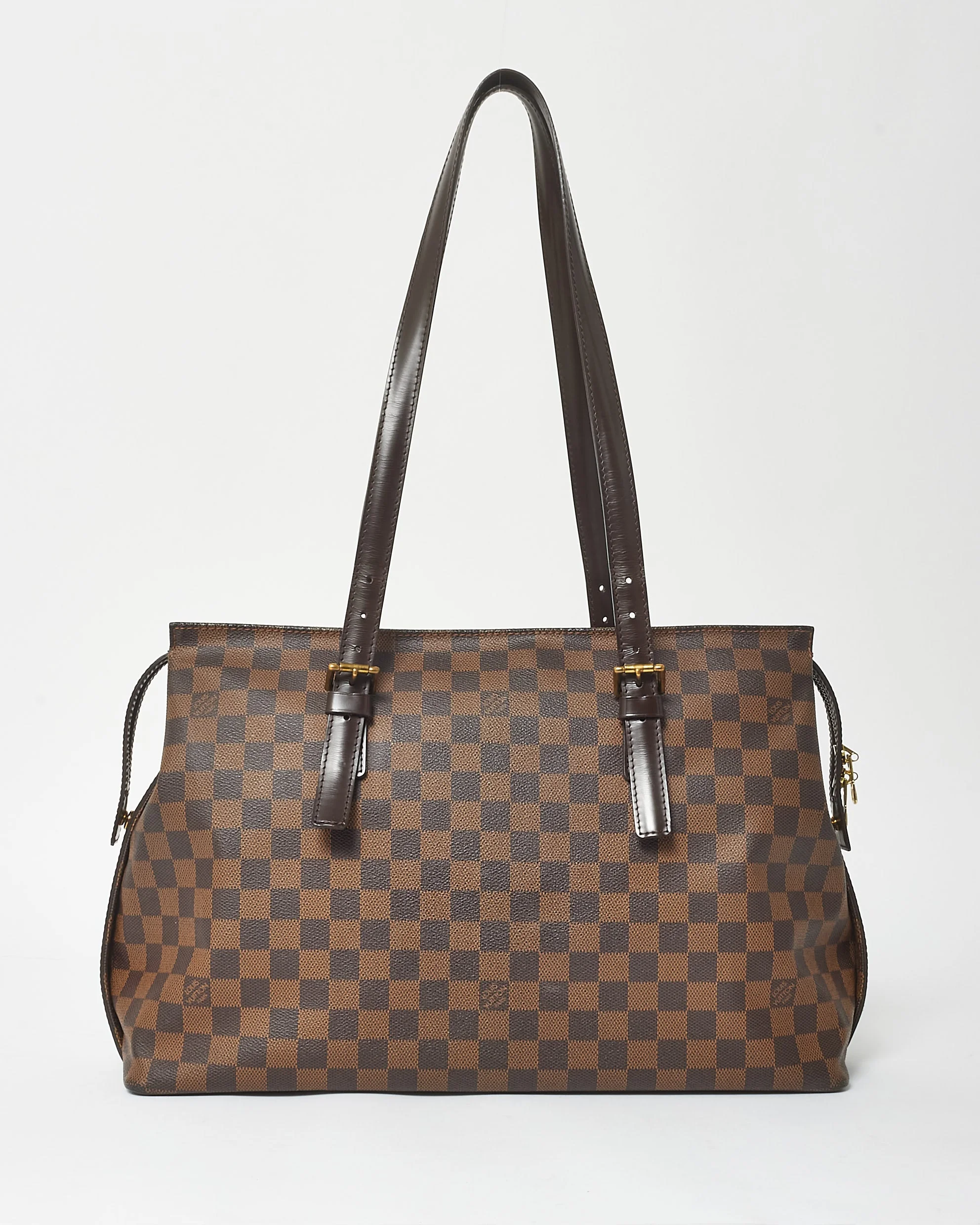 Louis Vuitton Damier Ebene Coated Canvas Chelsea Tote Bag