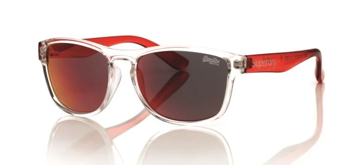 Clear Red/Red