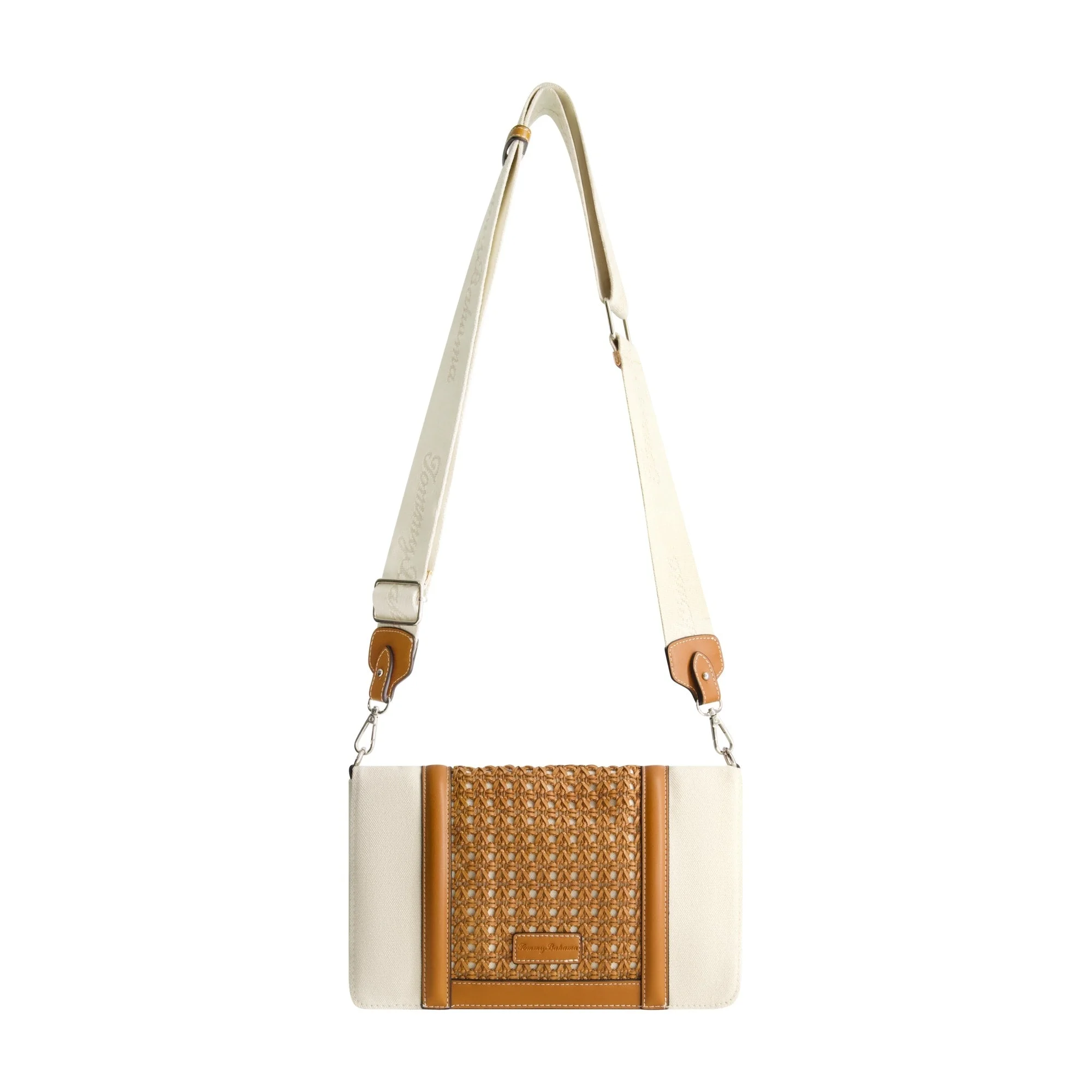 Tommy Bahama Woven Flap Crossbody Bag