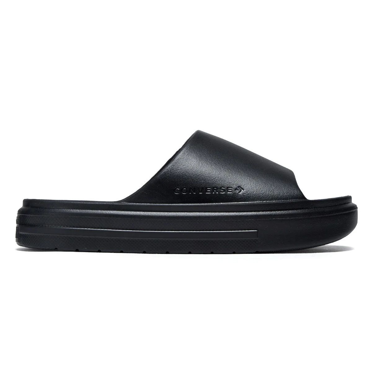 Converse Essential Slide Sandals - Black/Black/Black