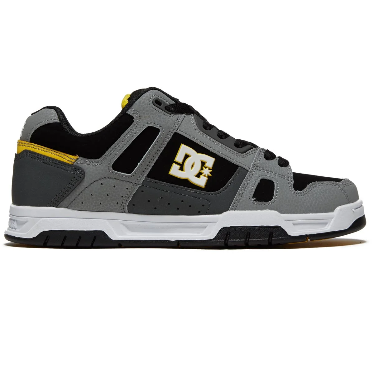 DC Stag Shoes - Grey/Yellow