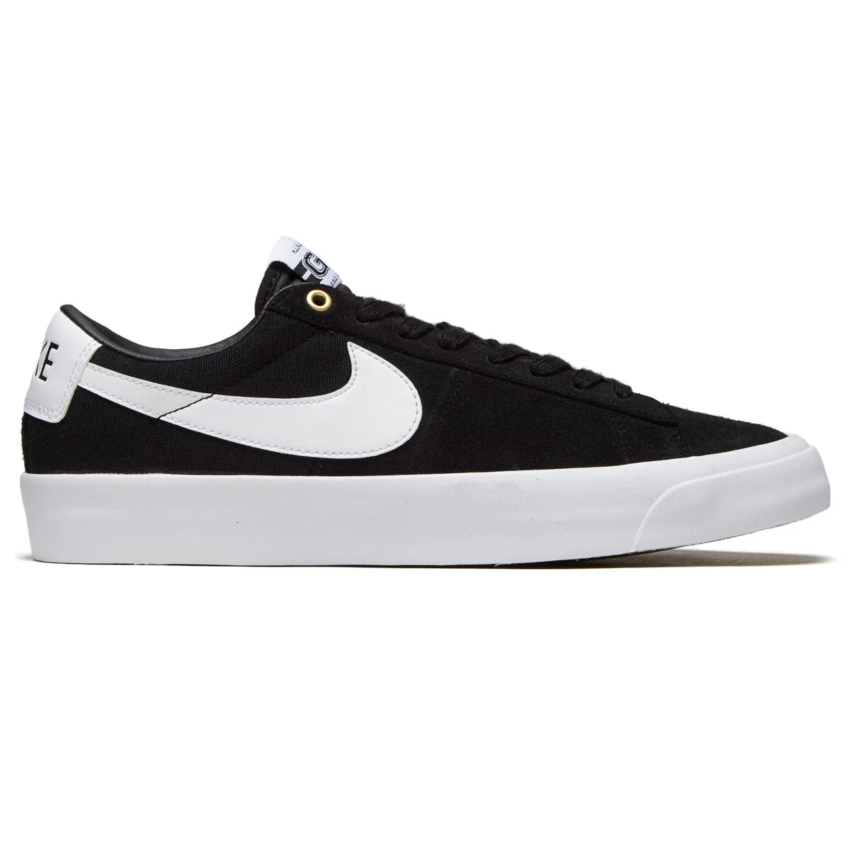 Nike SB Zoom Blazer Low Pro GT Shoes - Black/White/Black/Gum Light Brown