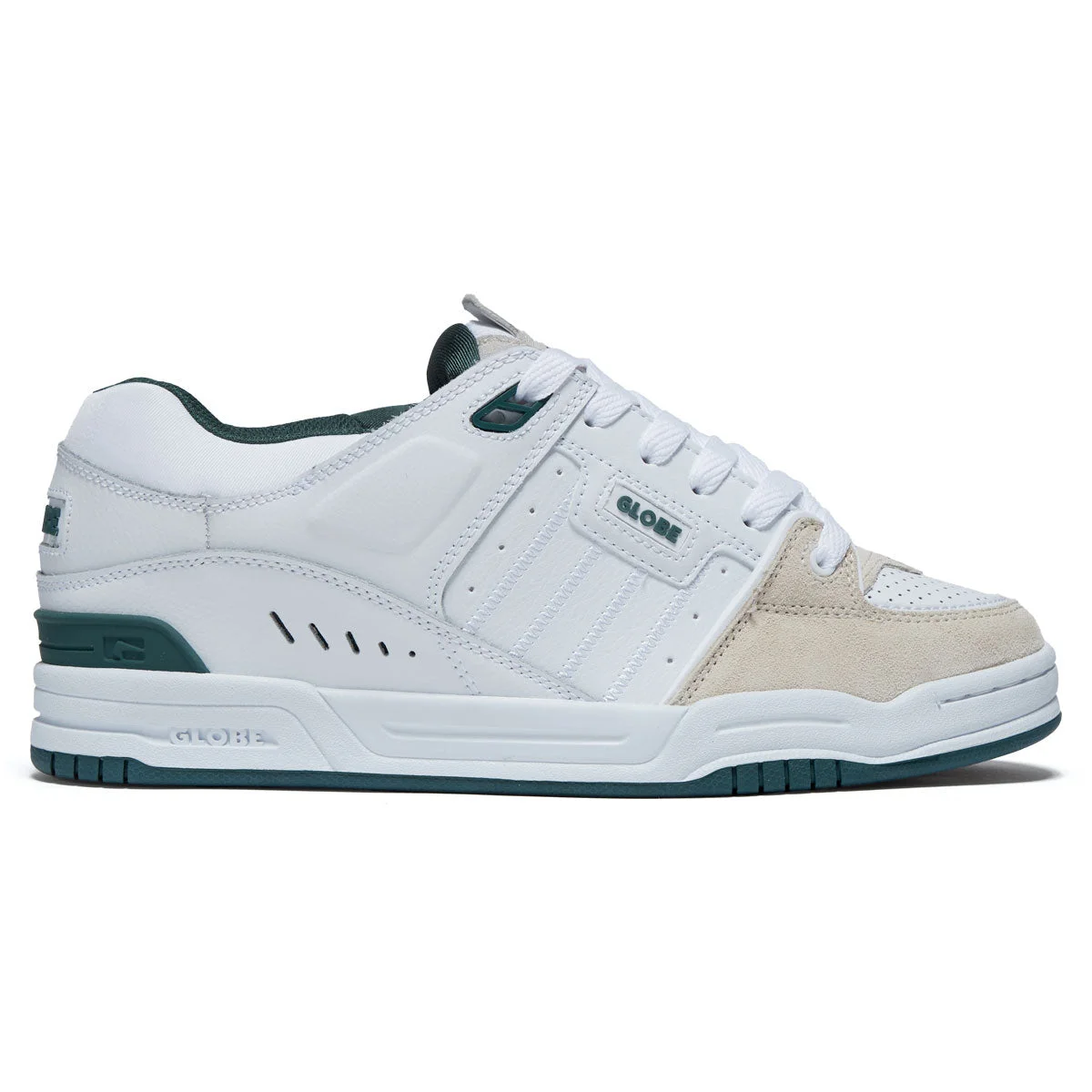 Globe Fusion Shoes - White/Green