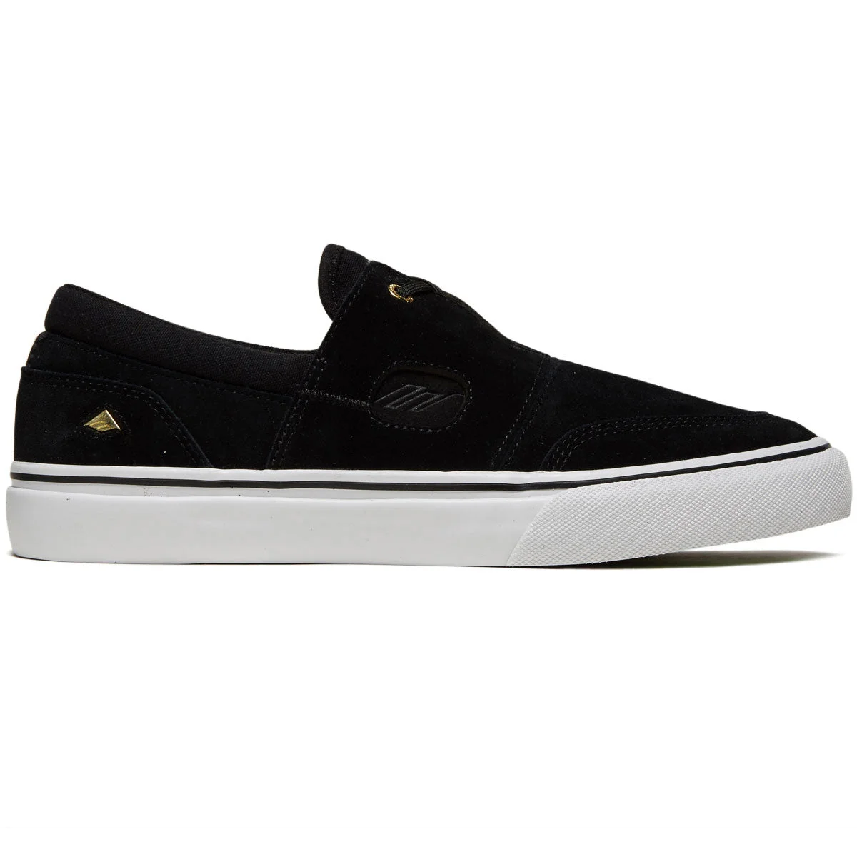 Emerica Servold Shoes - Black/White/Gold