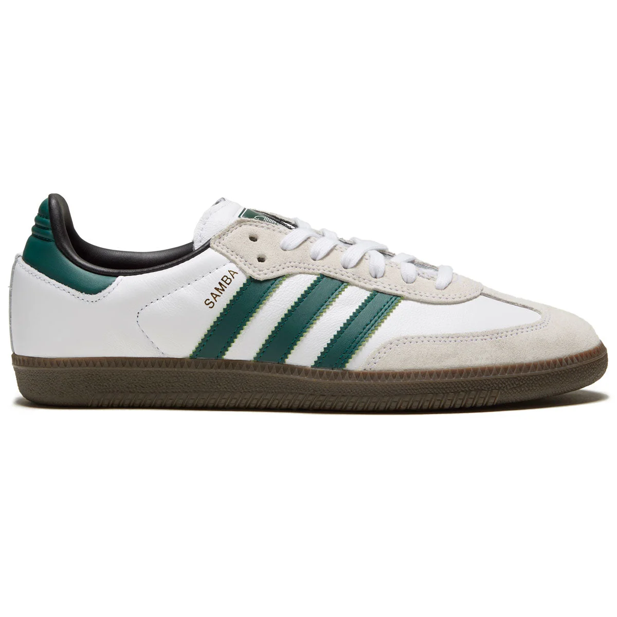 Adidas Samba Adv Shoes - White/Collegiate Green/White