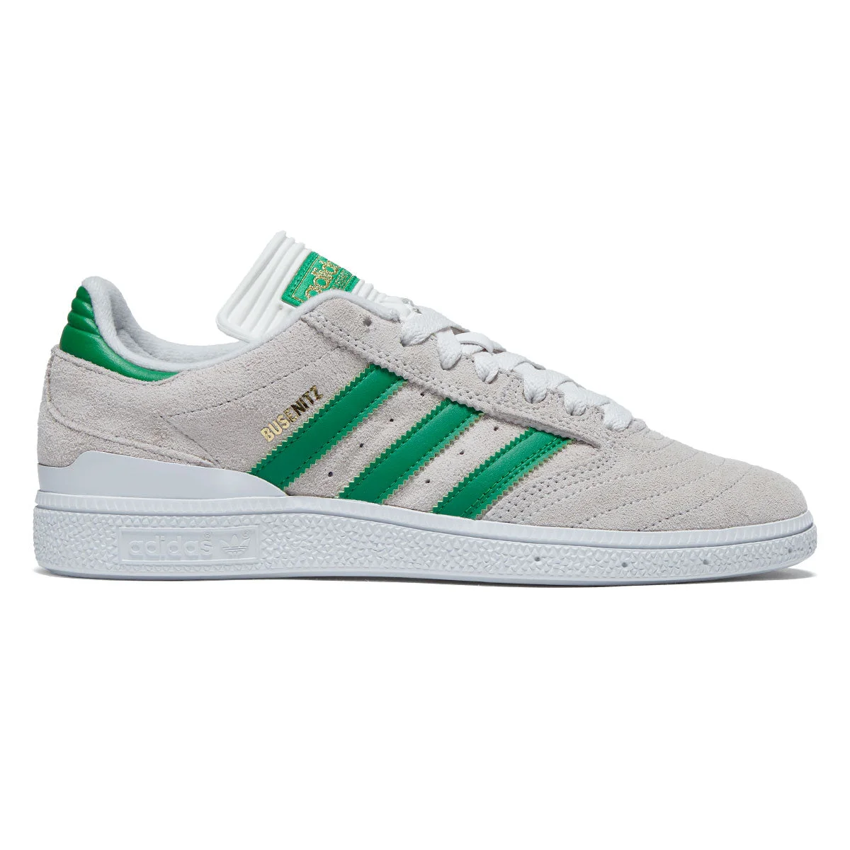 Adidas Busenitz Shoes - Crystal White/Crystal White/Gold Metallic