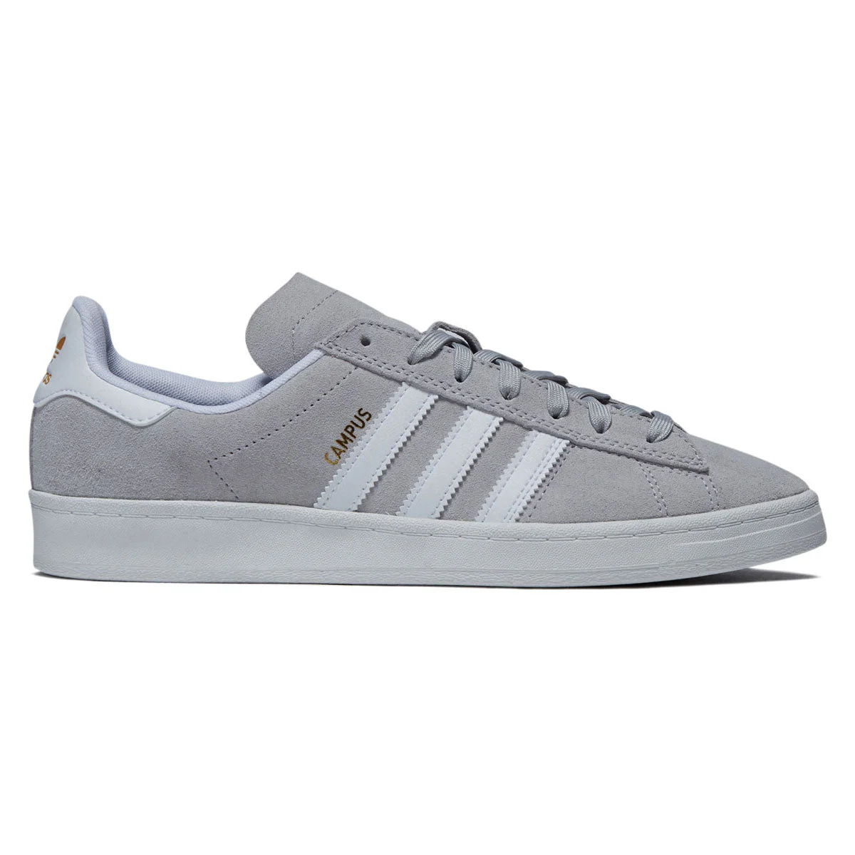Adidas Campus Adv Shoes - Grey/Ftwr White/Gold Metallic