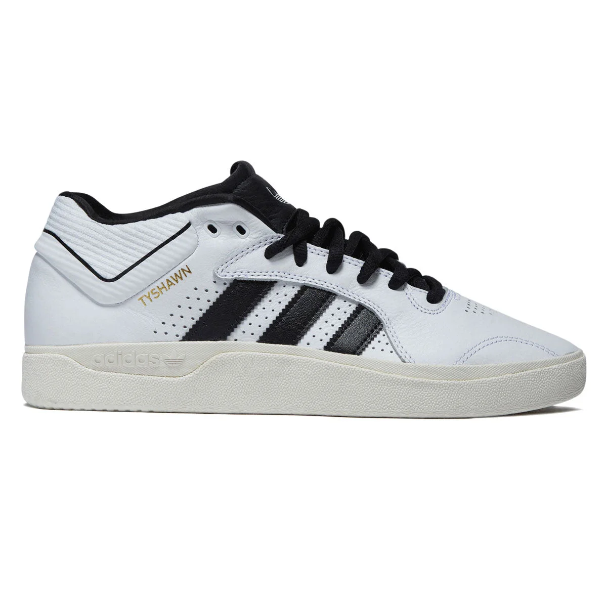Adidas Tyshawn Shoes - Ftwr White/Core Black/Ftwr White