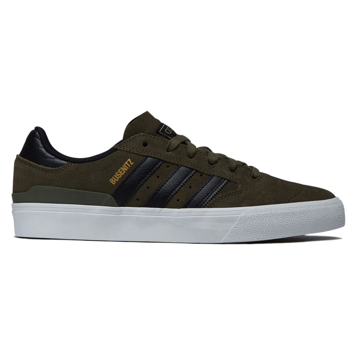 Adidas Busenitz Vulc II Shoes - Olive Strata/Core Black/Ftwr White