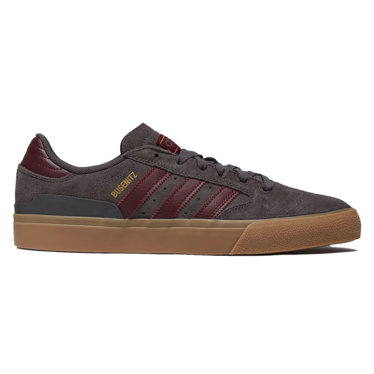 Adidas Busenitz Vulc II Shoes - Charcoal/Red/Gum