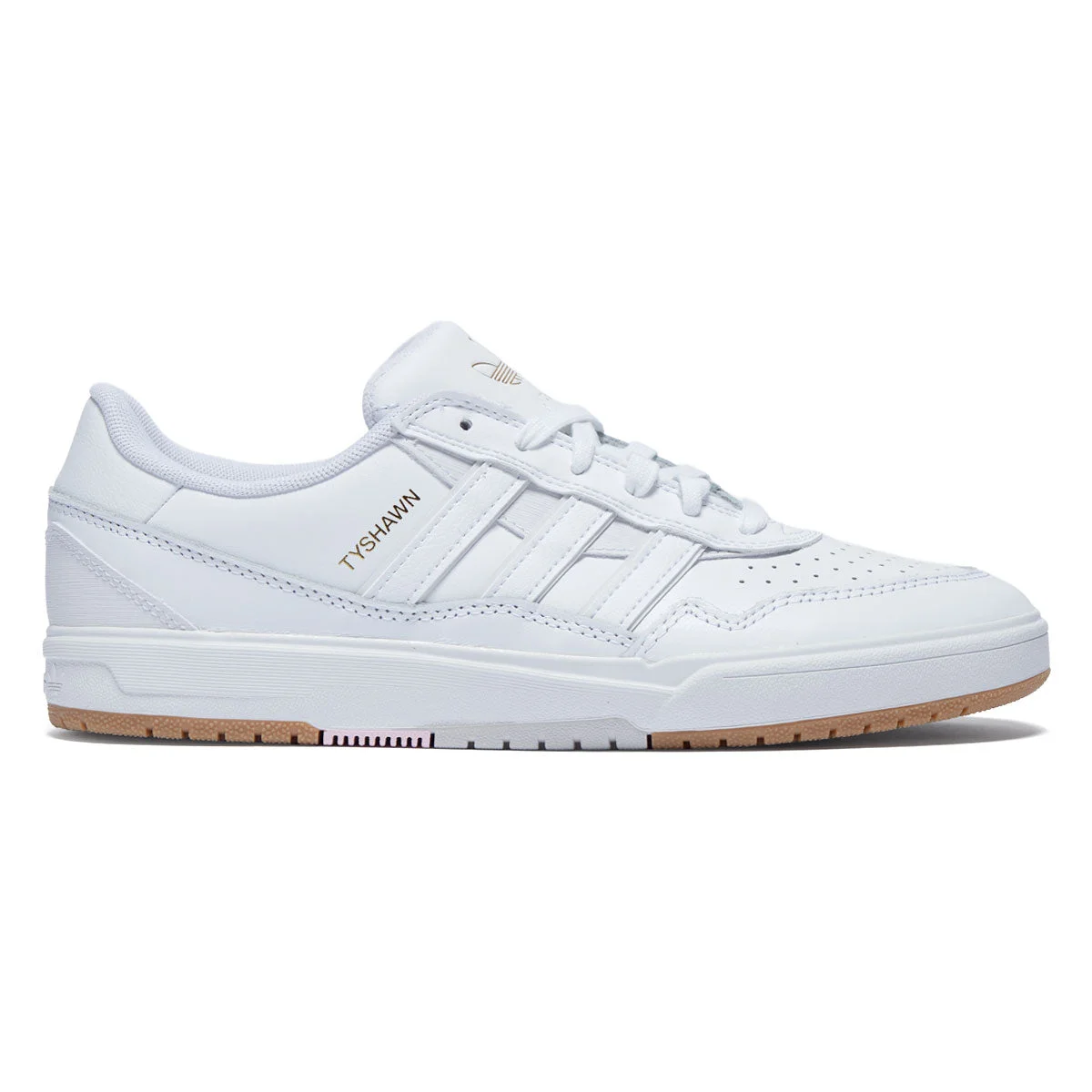 Adidas Tyshawn II Shoes - Ftwr White/Ftwr White/Gum