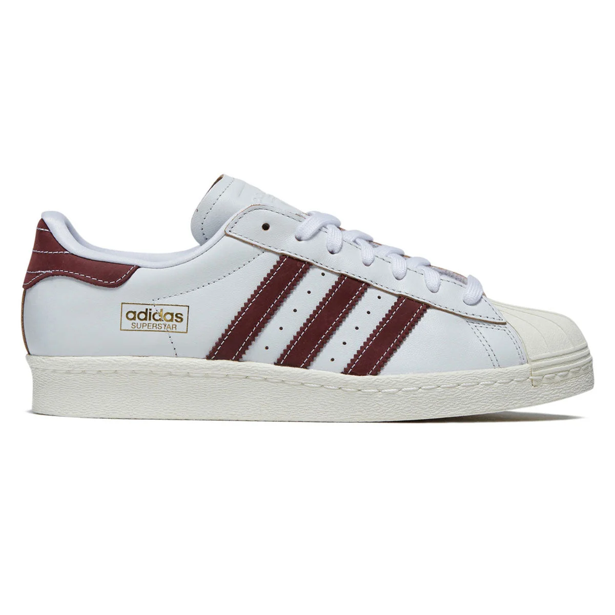 Adidas Superstar 80 ADV Shoes - Crystal White/Red/Off White