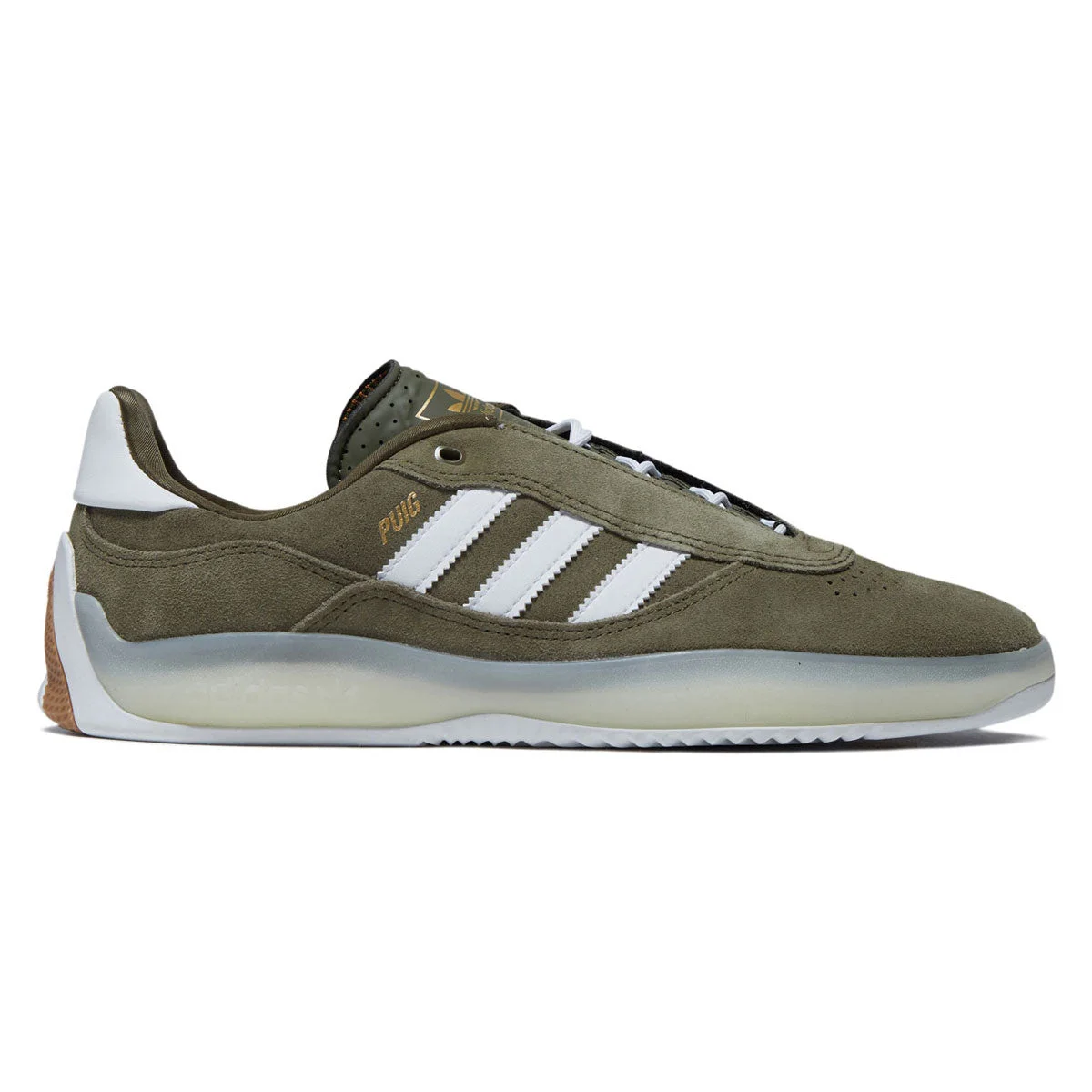 Adidas Puig Shoes - Olive Strata/Ftwr White/Gold Metallic