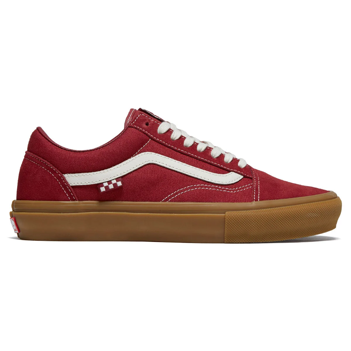 Vans Skate Old Skool Shoes - Red/Gum
