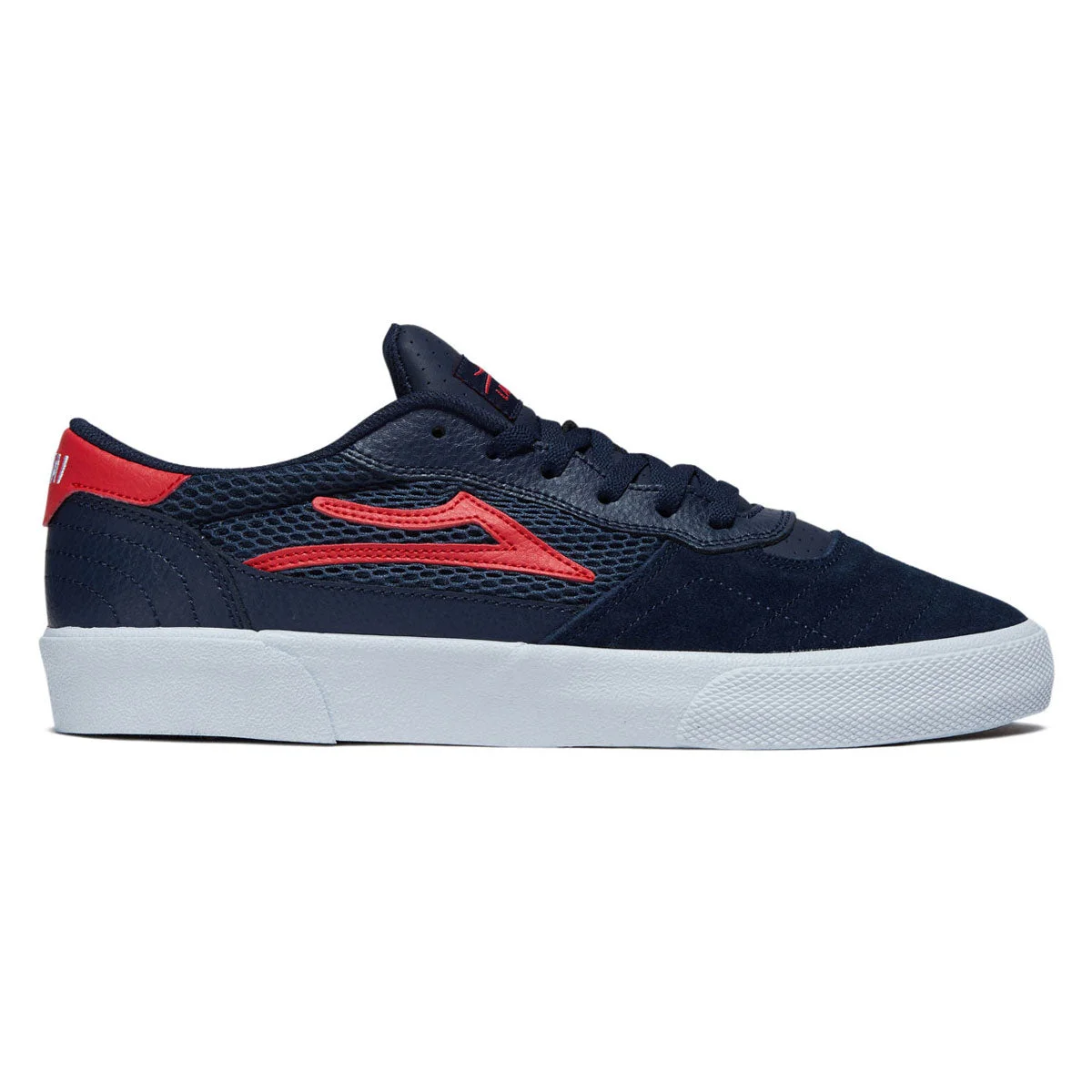 Lakai Cambridge Shoes - Navy/Red Suede