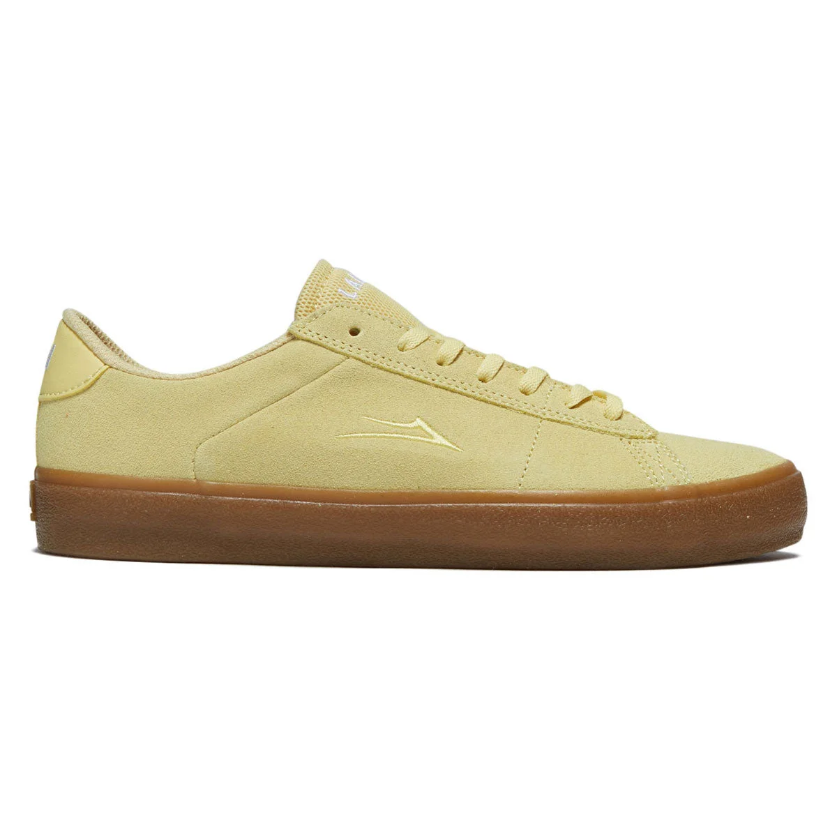 Lakai Newport Shoes - Light Yellow Suede