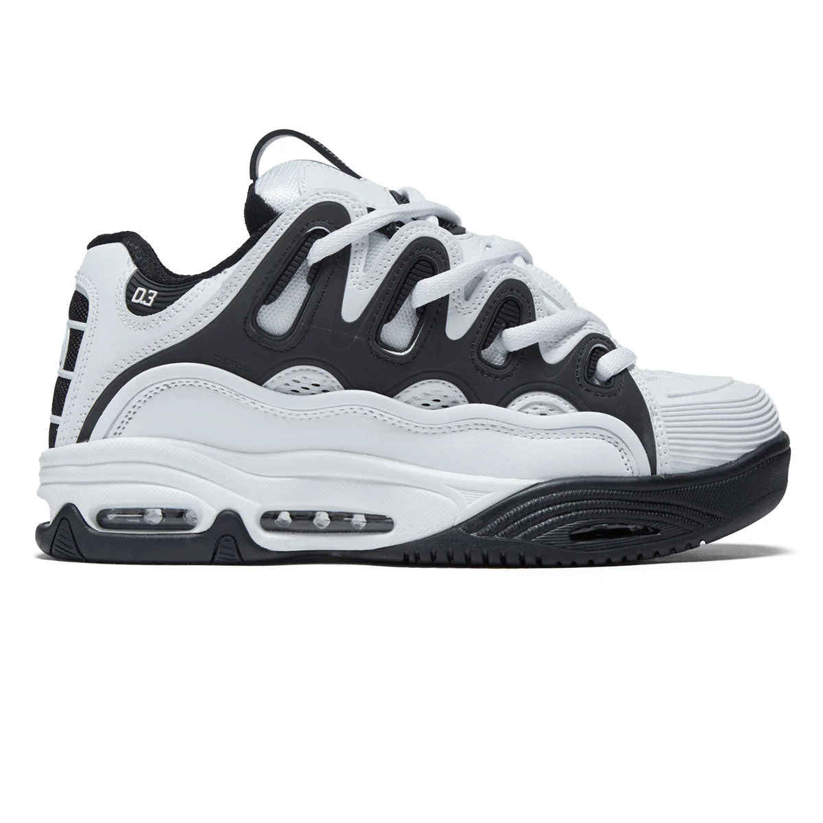 Osiris D3 2001 Shoes - White/Black/White