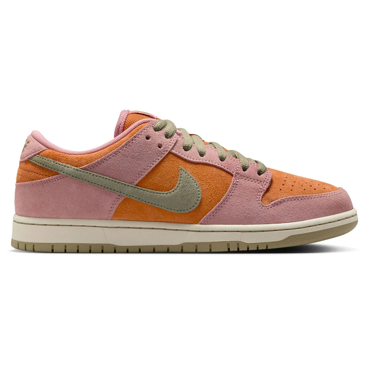 Nike SB Red Stardust Dunk Low Pro Shoes - Red Stardust/Neutral Olive/Monarch