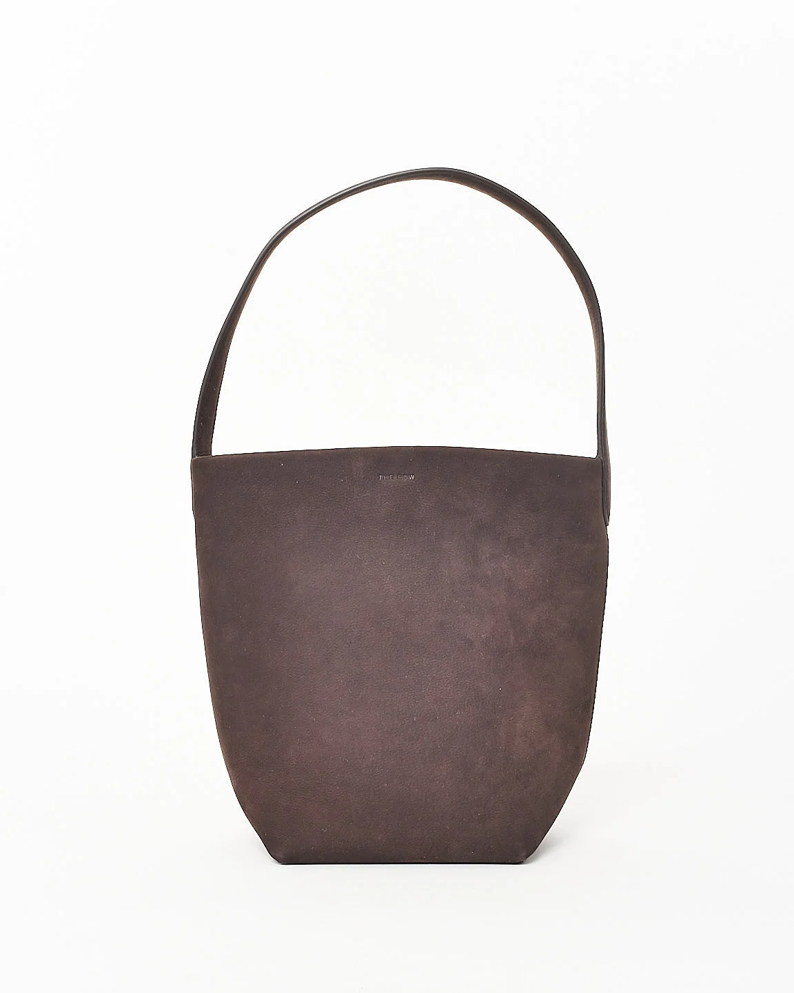 The Row Brown Suede Small N/S Park Tote Bag