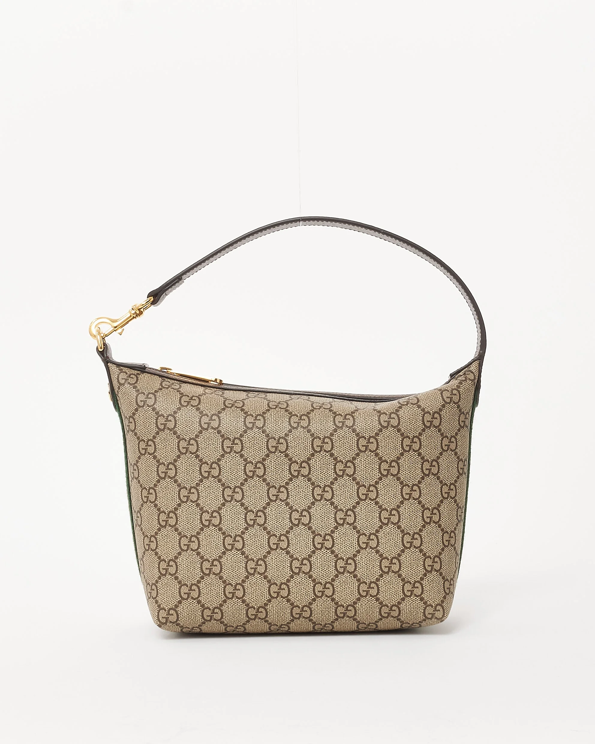 Gucci Beige and Ebony GG Supreme Coated Canvas Ophidia Super Mini Shoulder Bag